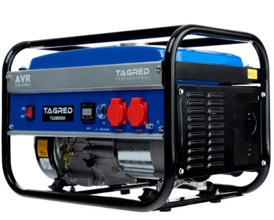 Генератор бензиновий TAGRED 1 фаза (220В), 2,6кВт, (TA2800GH)